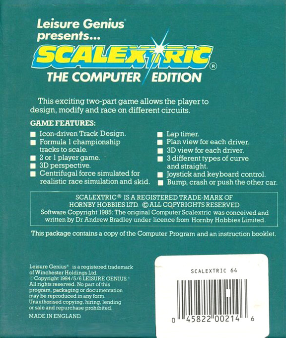 Scalextric — box-2D-back (EU)