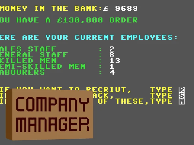 Company Manager — mixrbv2 (WOR)