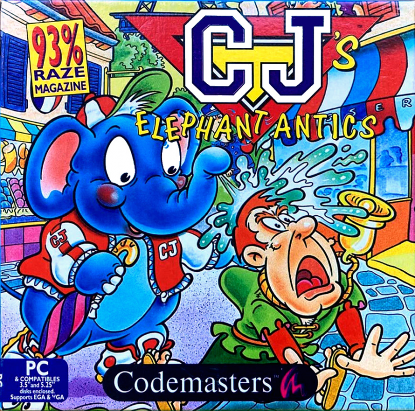 CJ's Elephant Antics box art