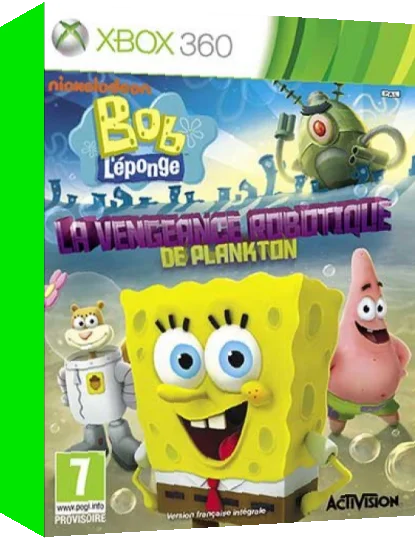 Bob L'eponge - La Vengeance Robotique De Plankton — box-3D (EU)