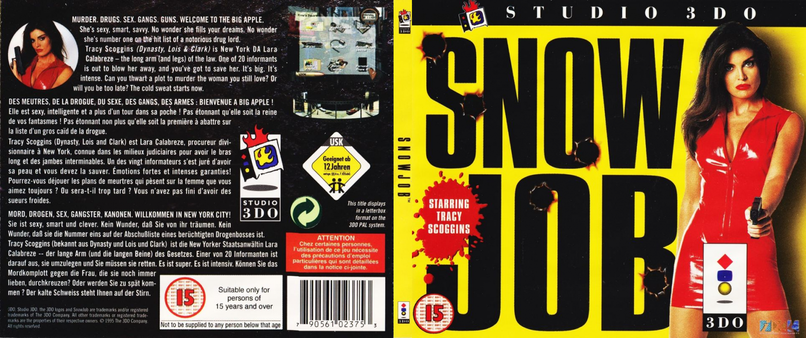 SnowJob Starring Tracy Scoggins — box-texture (EU)