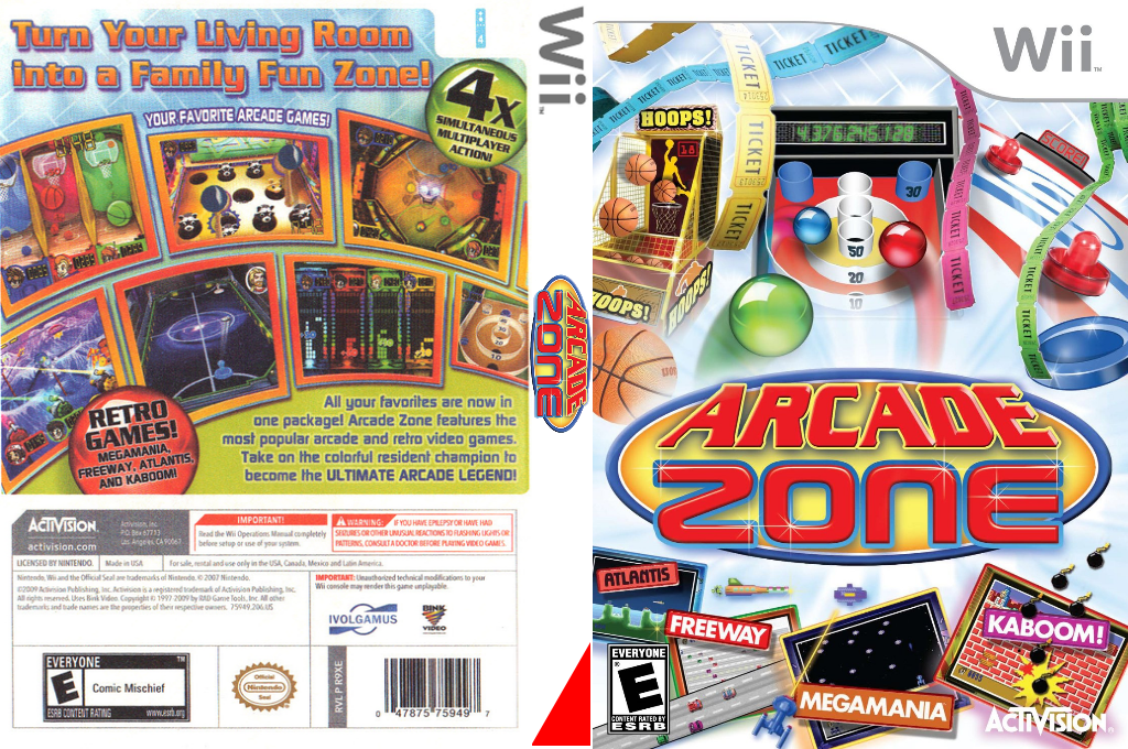 Arcade Zone — box-texture (US)