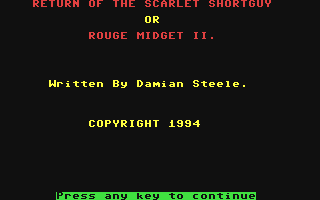 Rouge Midget II : Return of the Scarlet Shortguy — sstitle (WOR)