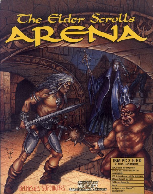 Elder Scrolls - Arena, The — box-2D (FR)