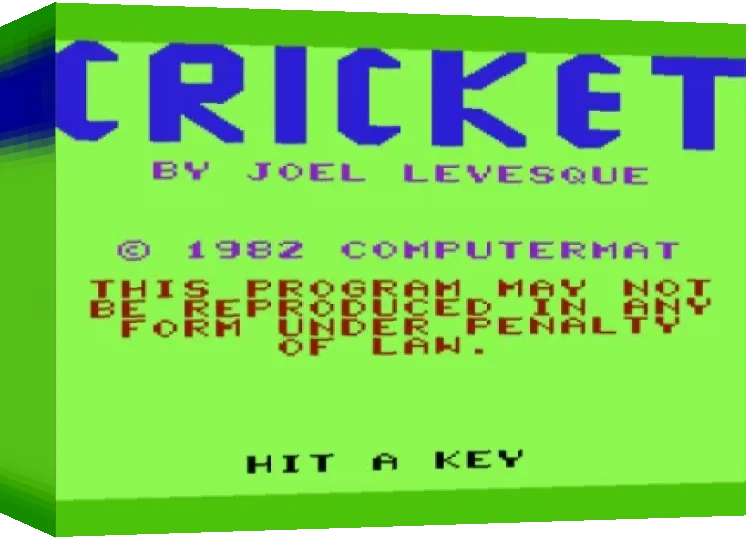 Cricket — box-3D (WOR)