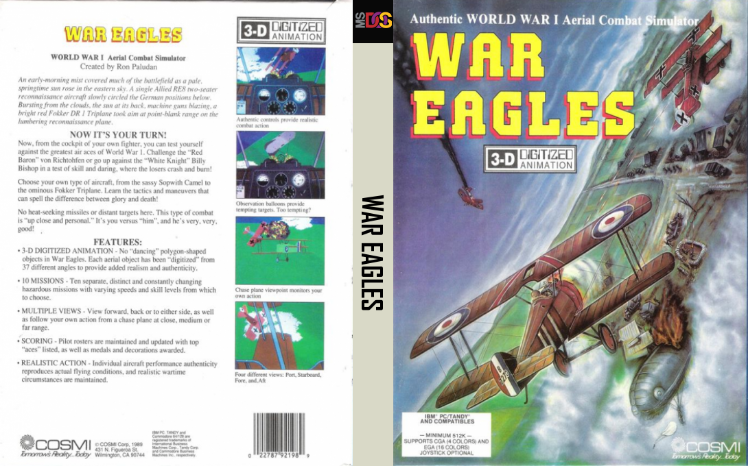 War Eagles — box-texture (US)