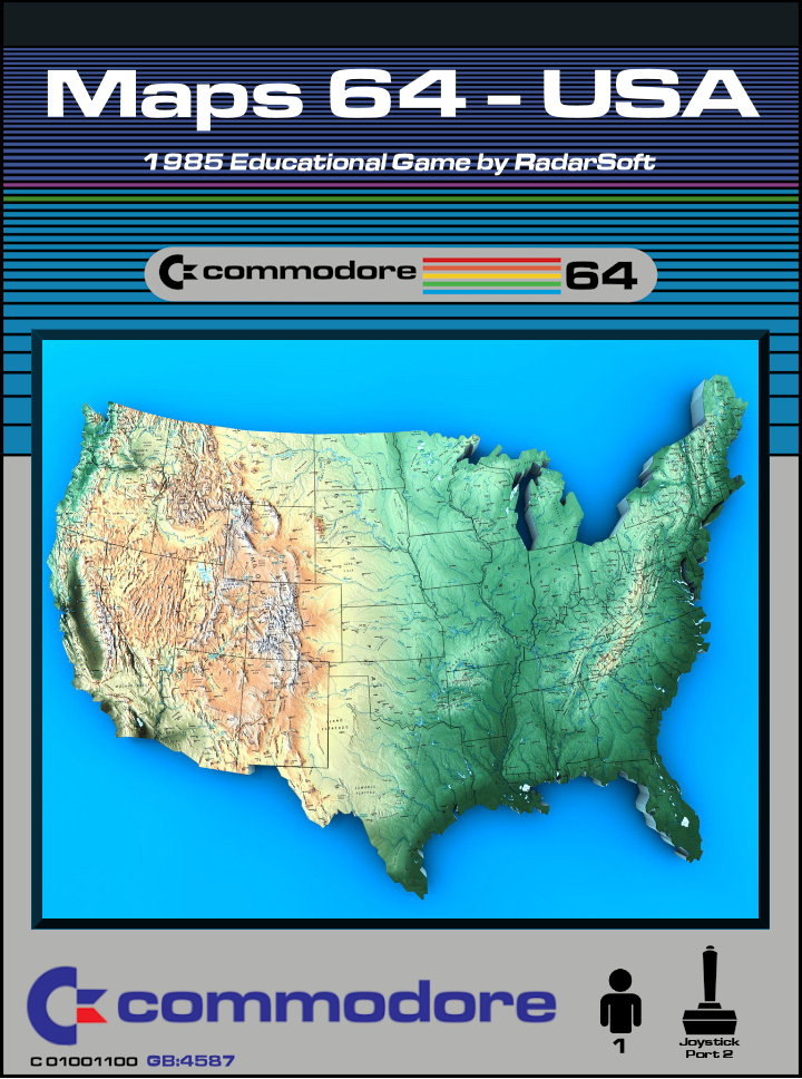 Maps 64 : USA box art