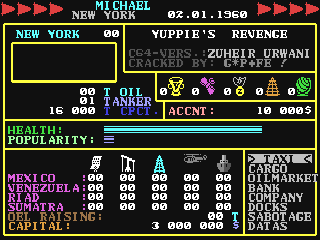 Yuppie's Revenge — ss (WOR)