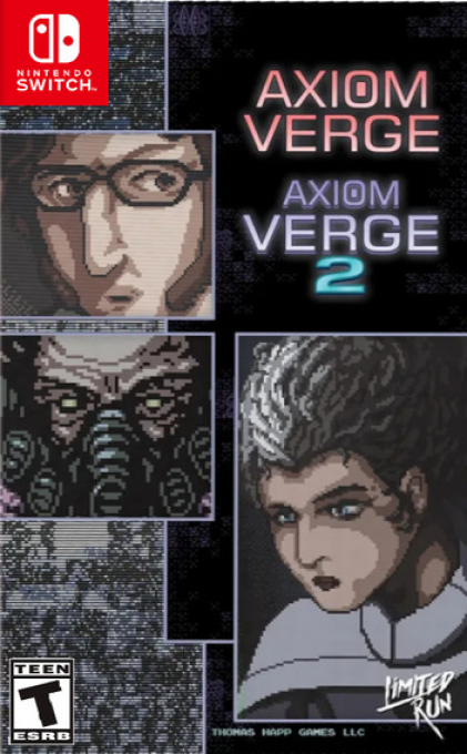 Axiom Verge 1 & 2 box art