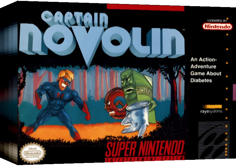 Captain Novolin — box-3D (US)