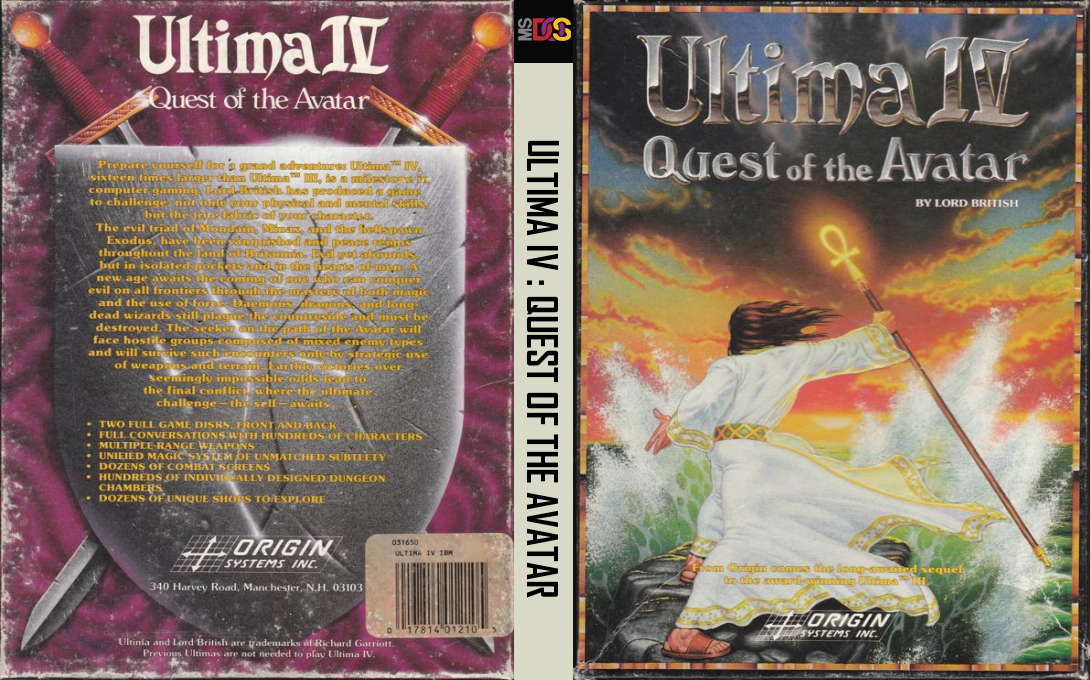 Ultima 4 - Quest Of The Avatar — box-texture (US)