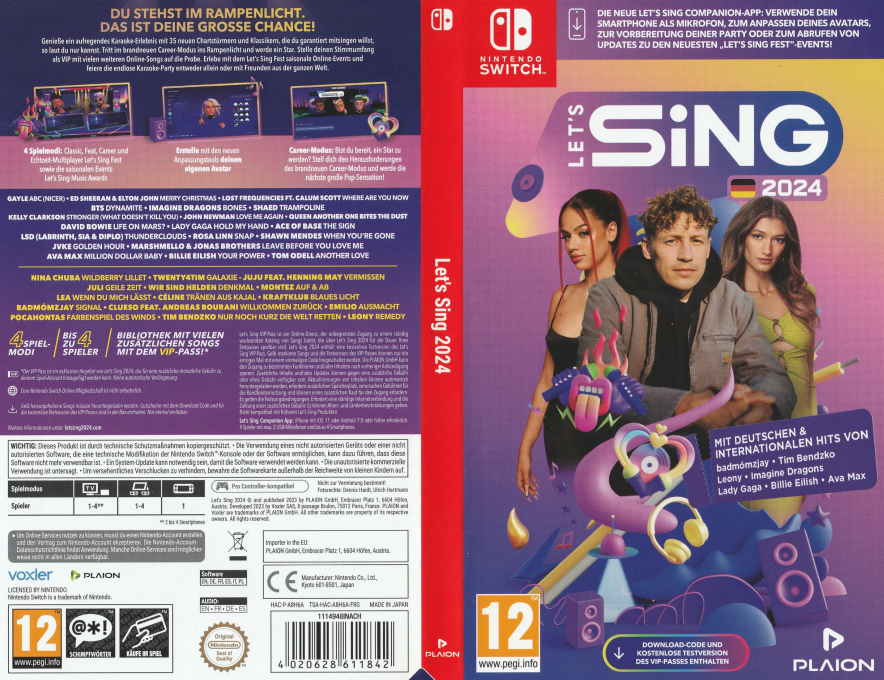 Let's Sing 2024 — box-texture (DE)