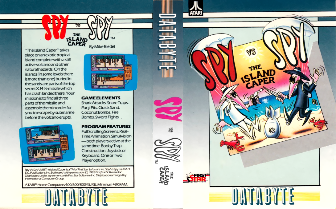 Spy vs Spy - The Island Caper — box-texture (US)