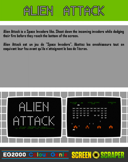 Alien Attack — box-2D-back (SS)