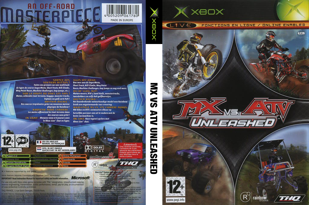 Mx Vs Atv Unleashed — box-texture (FR)