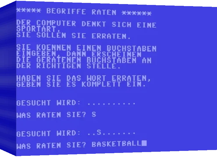 Begriffe raten — box-3D (WOR)