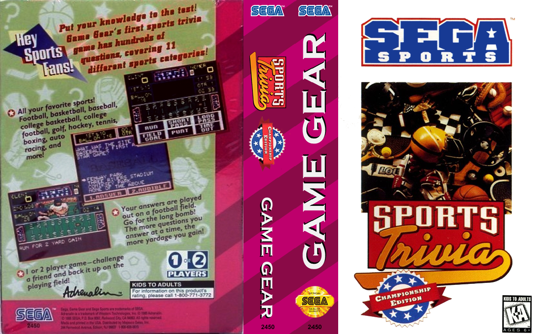 Sports Trivia - Championship Edition — box-texture (US)