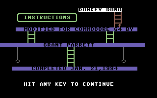 Donkey Dong — sstitle (WOR)