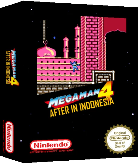 MegaMan IV : After In Indonesia — box-3D (SS)