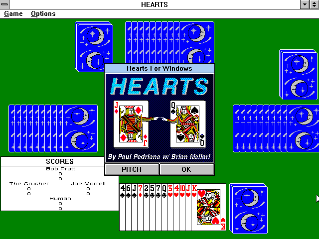 Hearts for Windows — sstitle (WOR)
