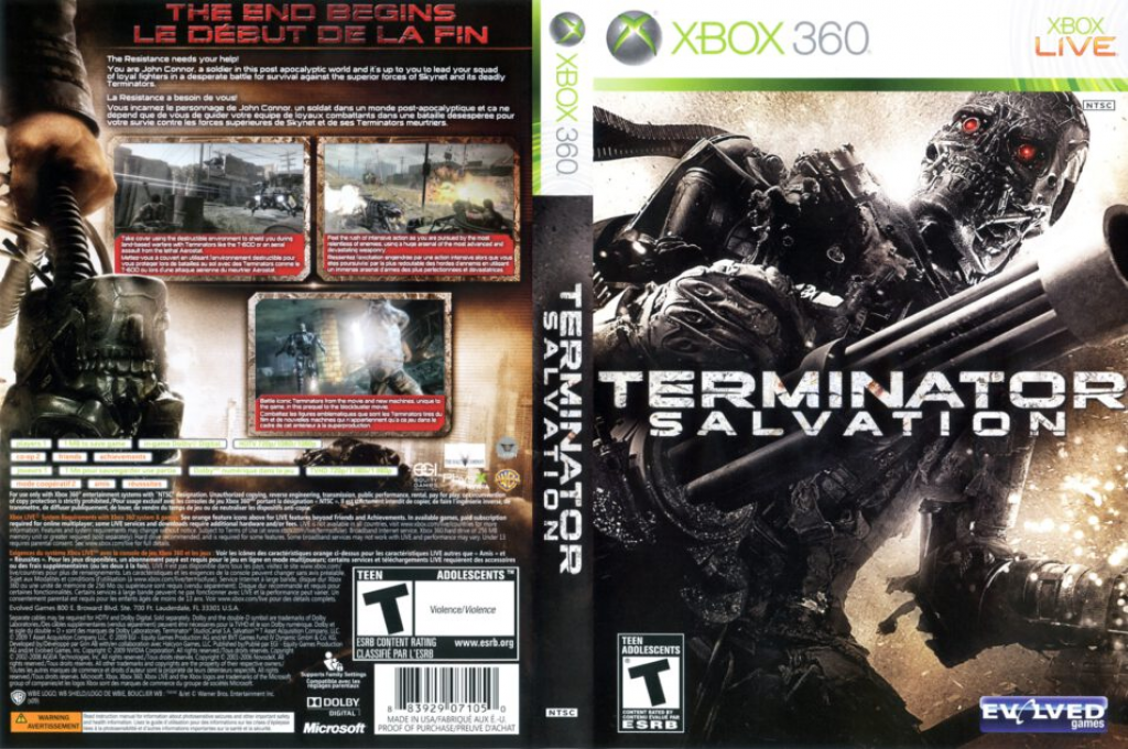 Terminator Salvation — box-texture (US)