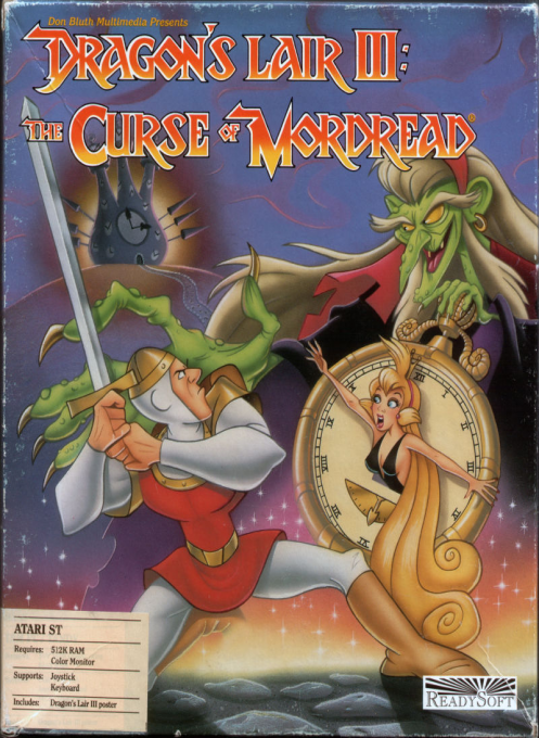 Dragon's Lair 3 - The Curse Of Mordread box art