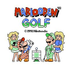 Mario Open Golf — sstitle (JP)