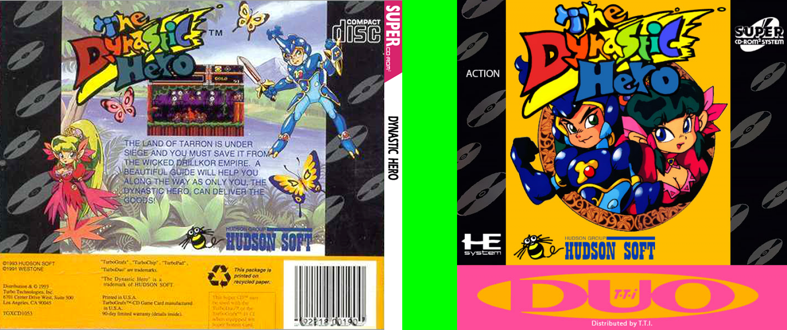 Dynastic Hero, The — box-texture (US)
