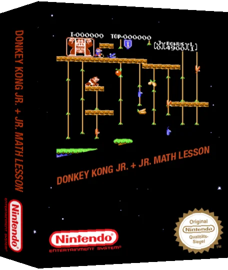 Donkey Kong Jr. + Jr. Lesson — box-3D (SS)