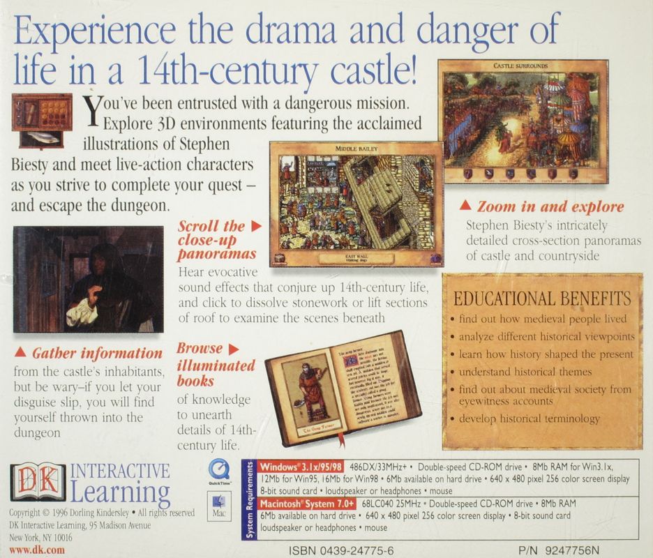 Castle Explorer (1996) — box-2D-back (WOR)