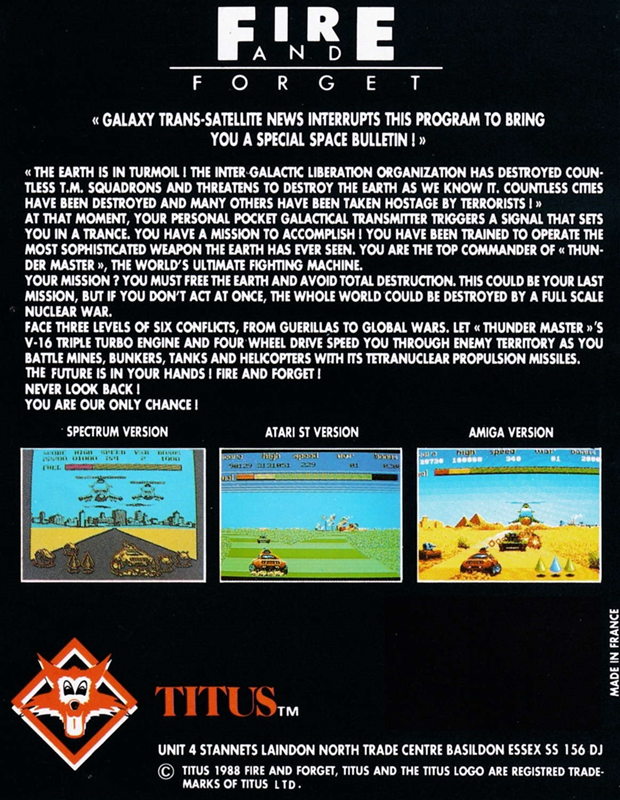 Fire And Forget — box-2D-back (EU)
