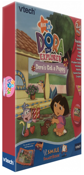 Dora the Explorer - Dora's Got a Puppy — box-3D (US)