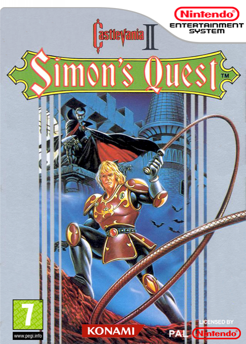 Castlevania 2 - Simon's Quest — box-2D (FR)
