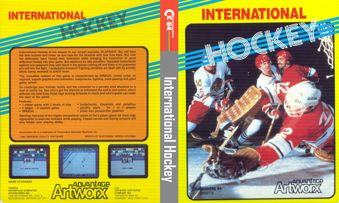 International Hockey — box-texture (US)