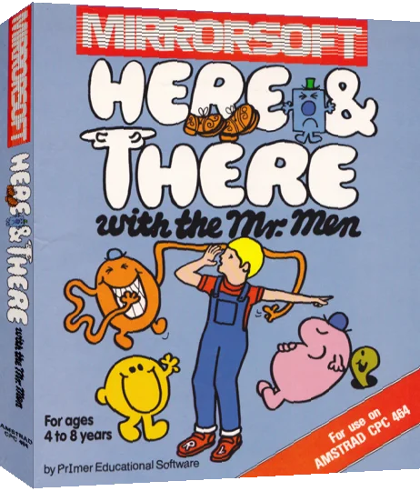 Here And There With The Mr. Men — box-3D (EU)