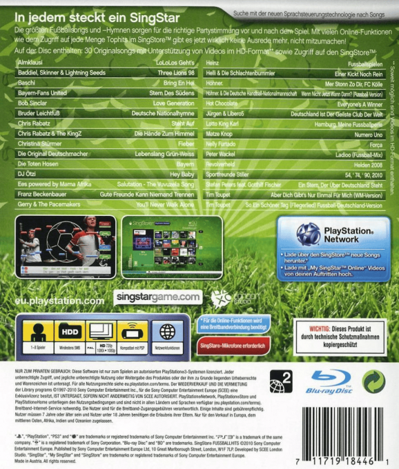 SingStar Fussballhits — box-2D-back (DE)