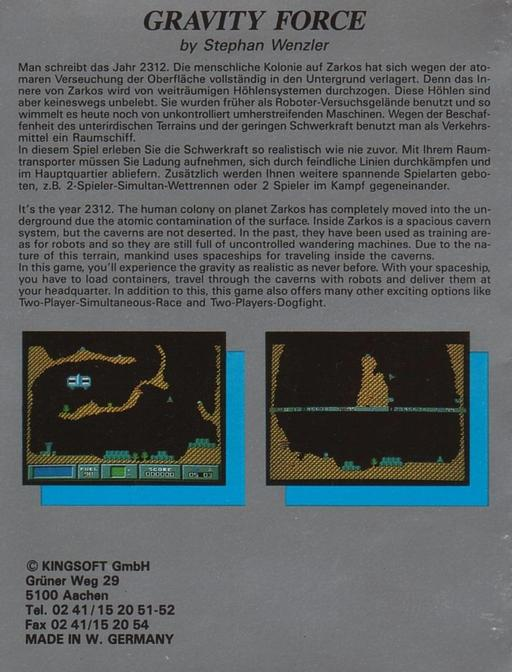 Gravity Force — box-2D-back (WOR)