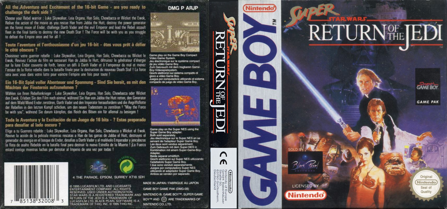 Super Star Wars : Return of the Jedi — box-texture (EU)