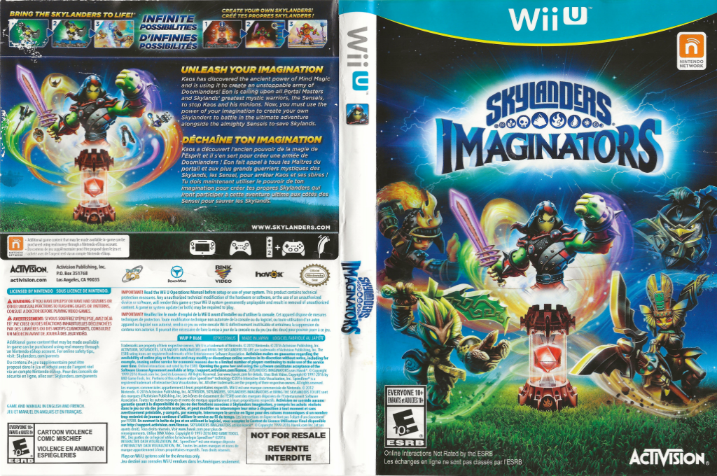 Skylanders - Imaginators — box-texture (US)