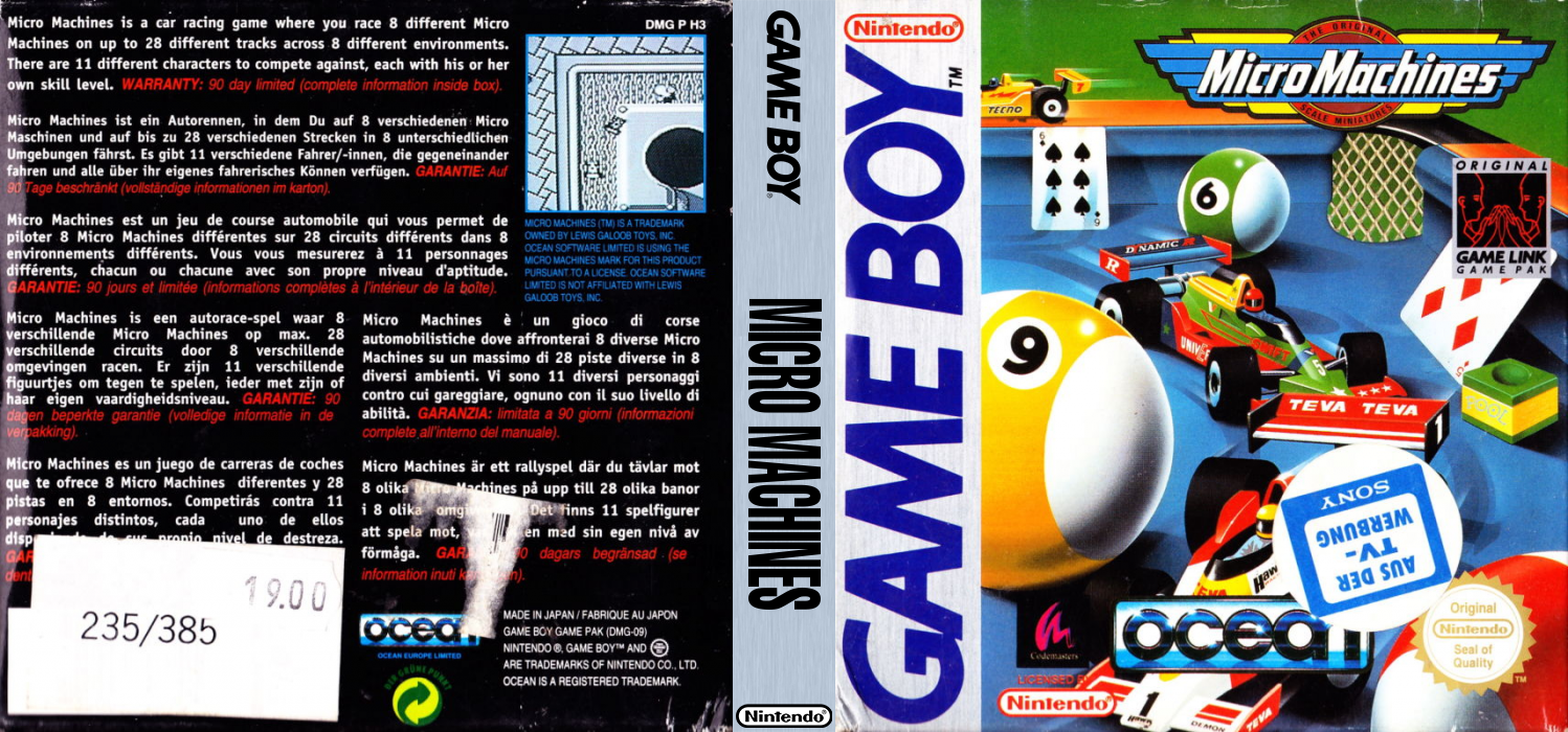 Micro Machines — box-texture (EU)
