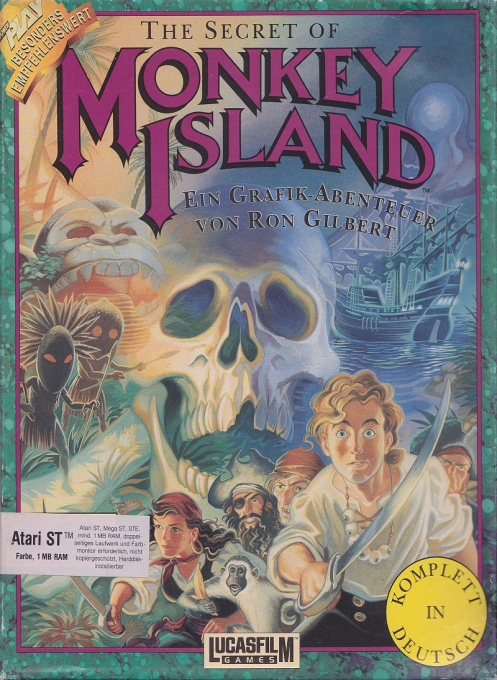 Secret Of Monkey Island, The — box-2D (DE)