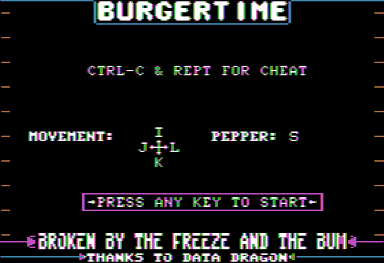 Burgertime — sstitle (US)