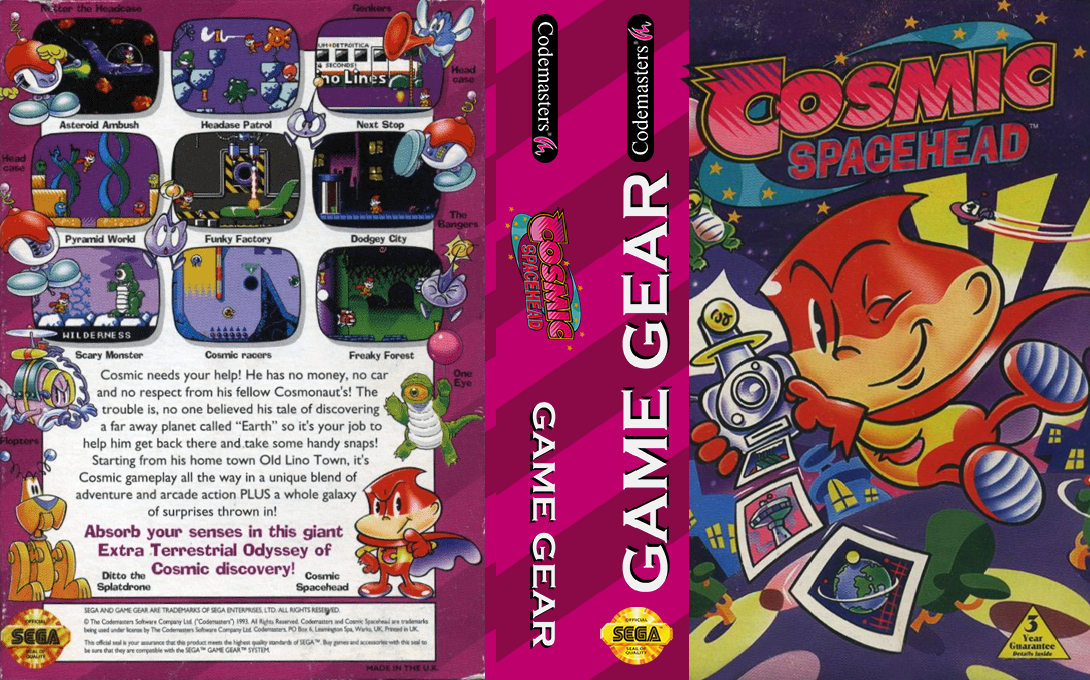 Cosmic Spacehead — box-texture (US)