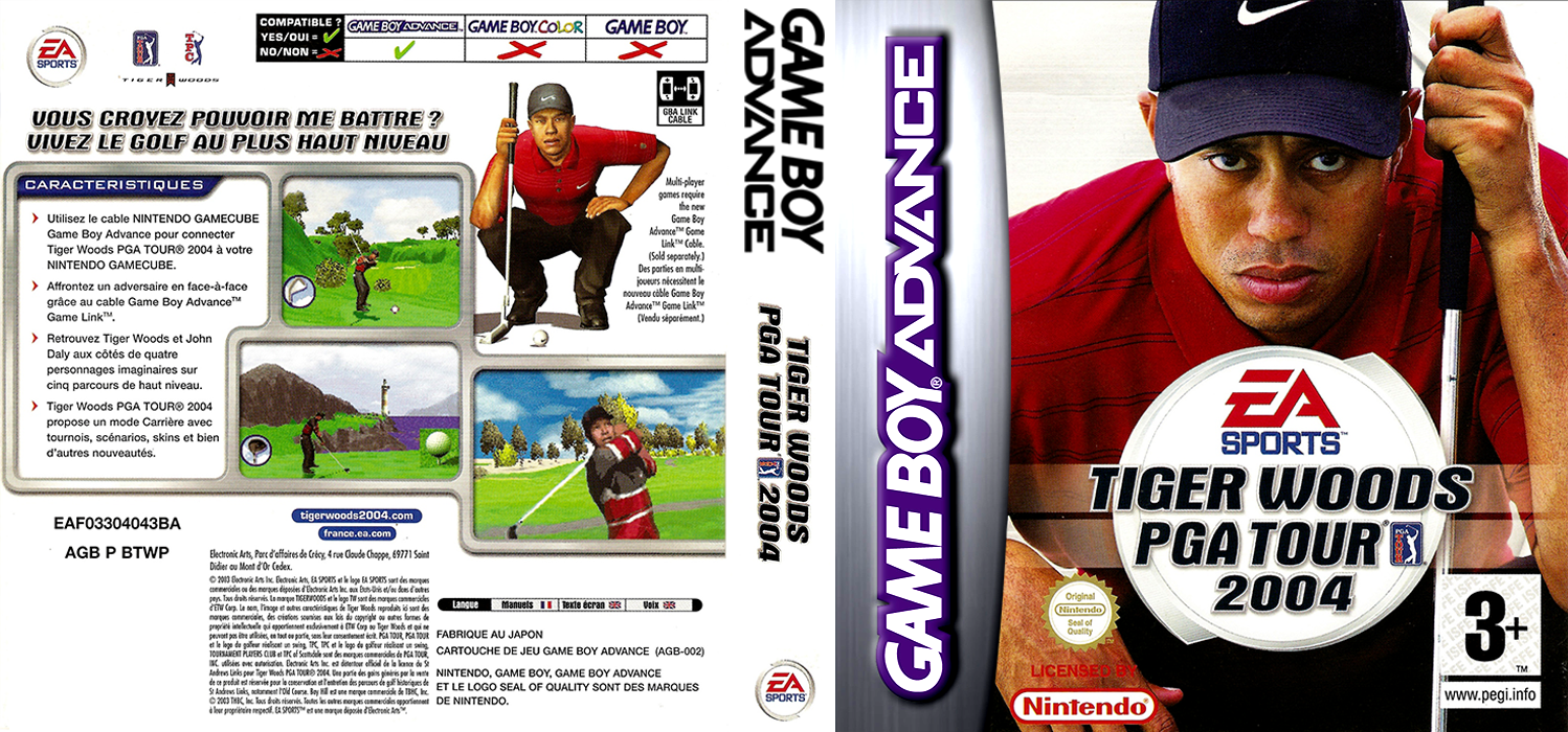 Tiger Woods PGA Tour 2004 — box-texture (EU)