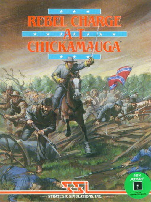 Rebel Charge At Chickamauga box art