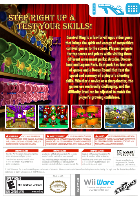 Carnival King — box-2D-back (US)