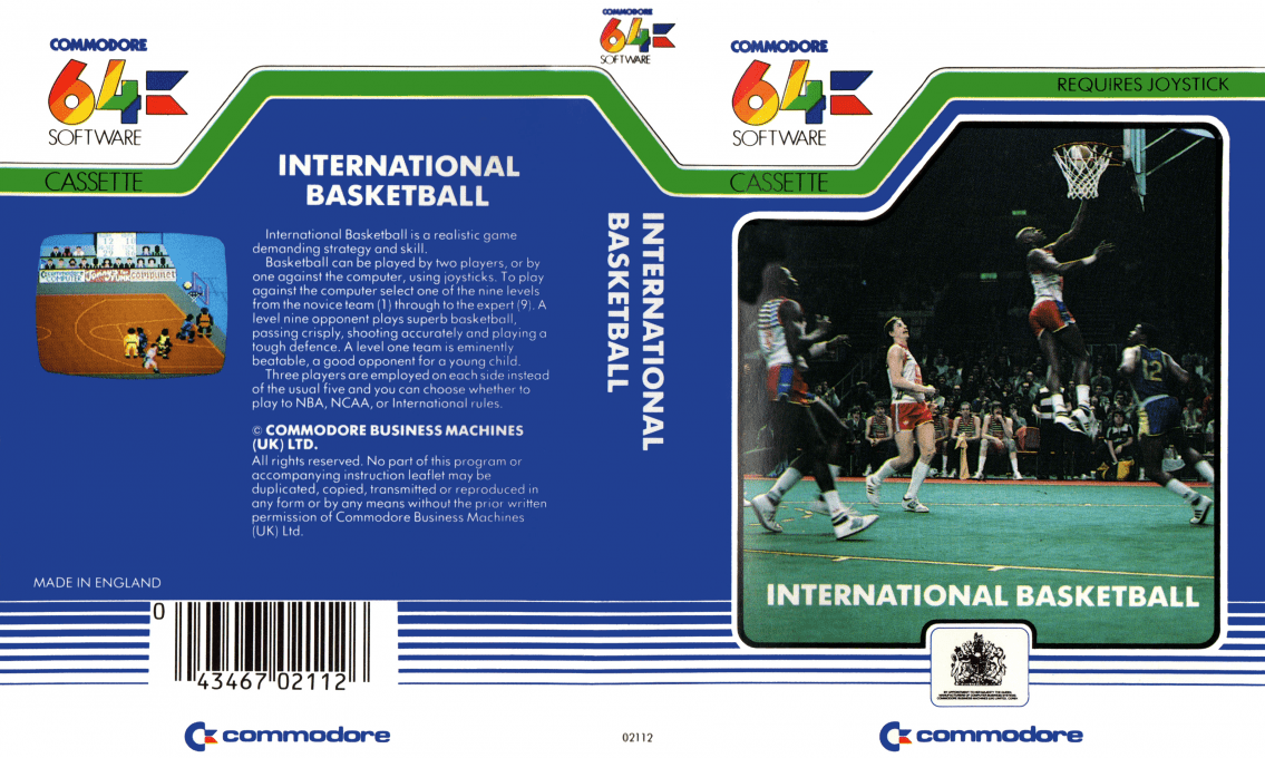 International Basketball — box-texture (EU)