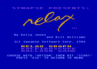 Relax — sstitle (WOR)