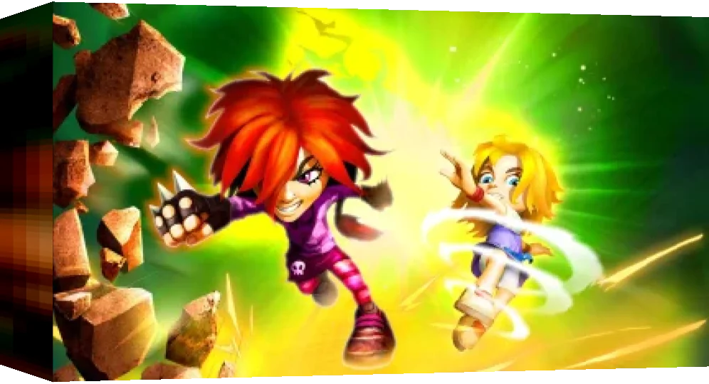 Giana Sisters - Twisted Dreams — box-3D (EU)