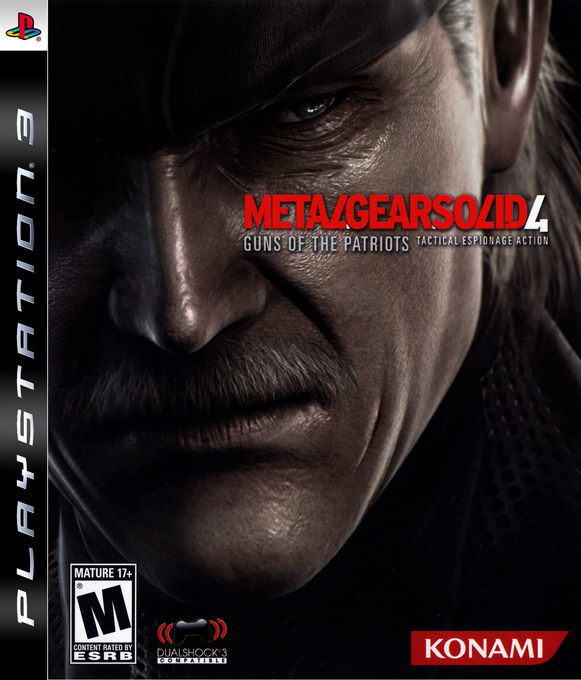 Metal Gear Solid 4 - Guns of the Patriots box art